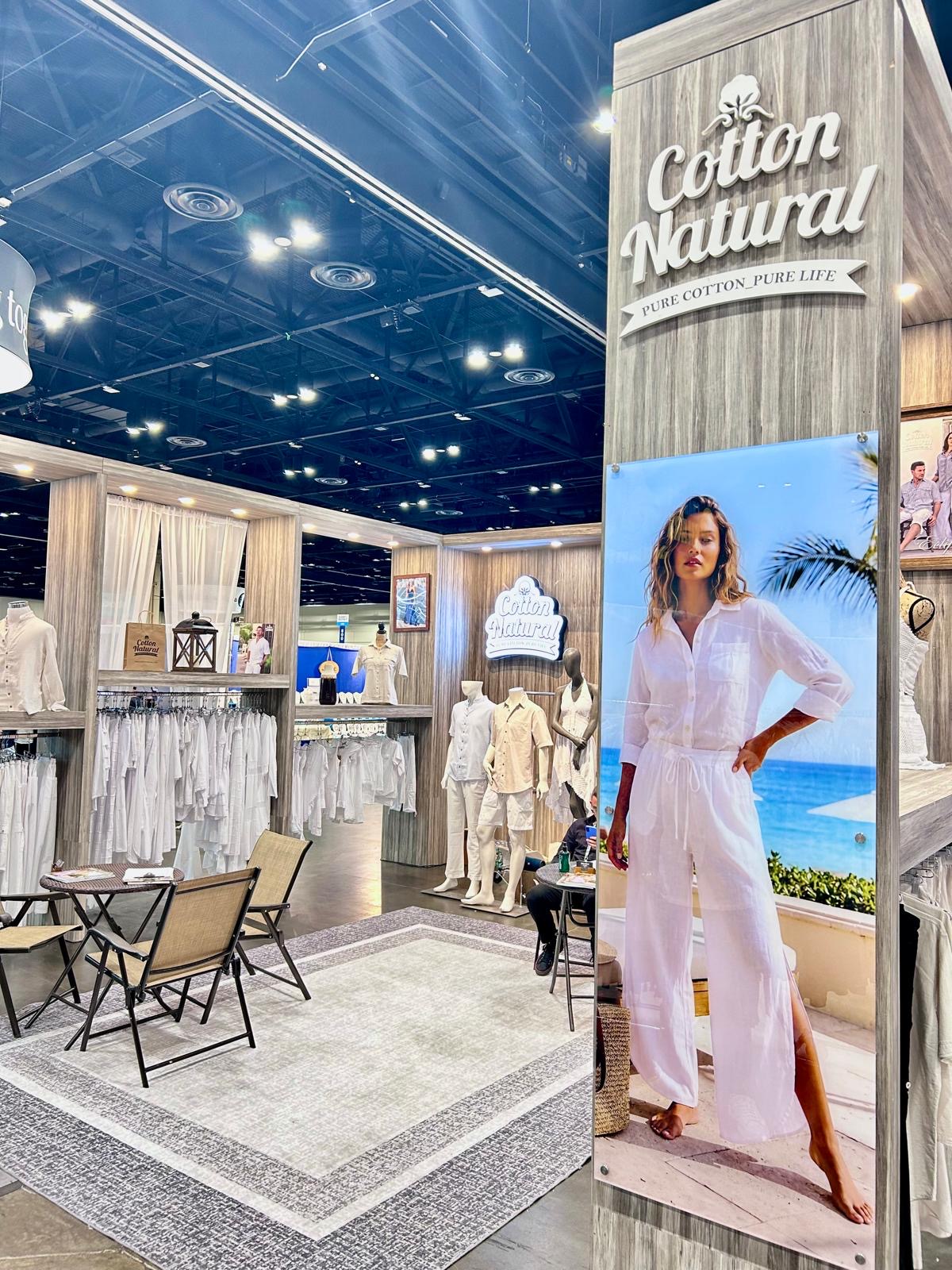 Cotton Natural booth build