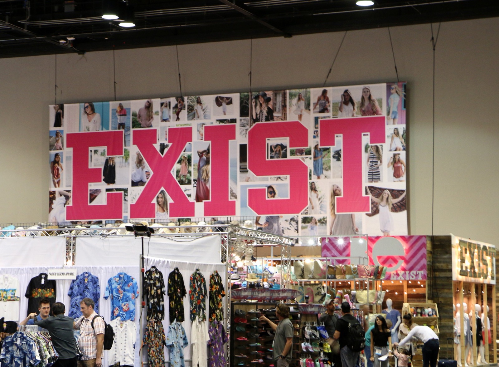 Exist hanging banner at Surf Expo