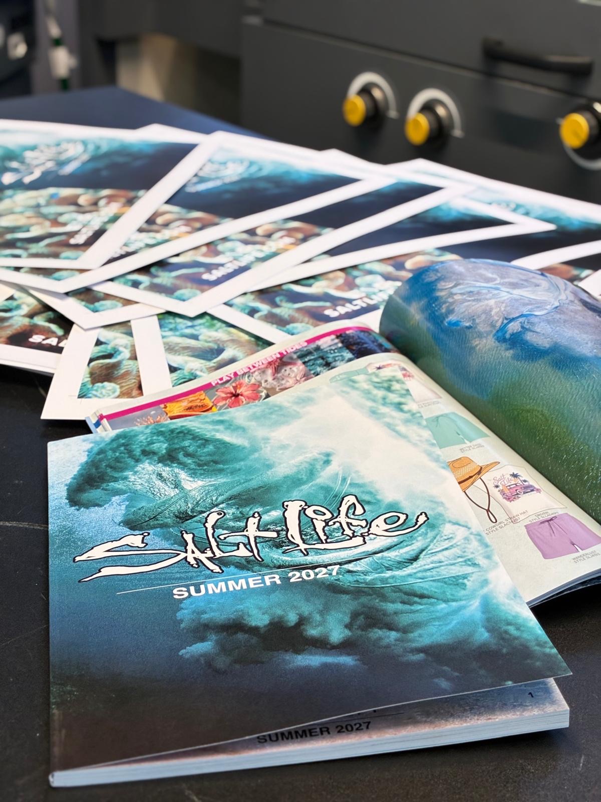 Salt Life Summer 2027 catalogs fresh off the press at DNA Marketing